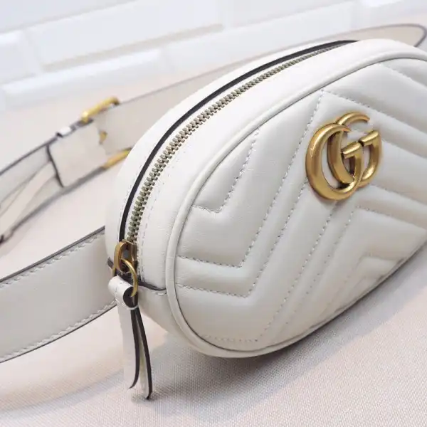 Gucci GG Marmont Matelassé Leather Belt Bag