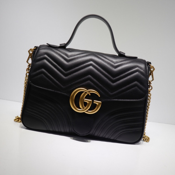 HOT SALE Gucci GG Marmont medium top handle bag