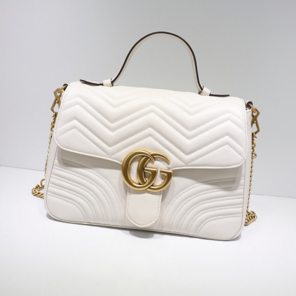 HOT SALE Gucci GG Marmont medium top handle bag