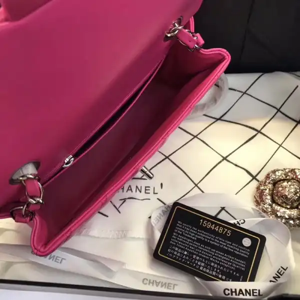 CHANEL Flap Bag Lambskin 20CM