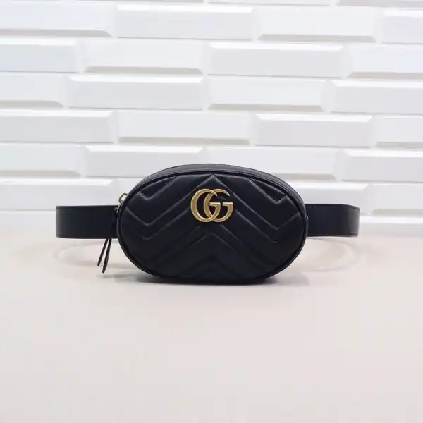 Gucci GG Marmont Matelassé Leather Belt Bag