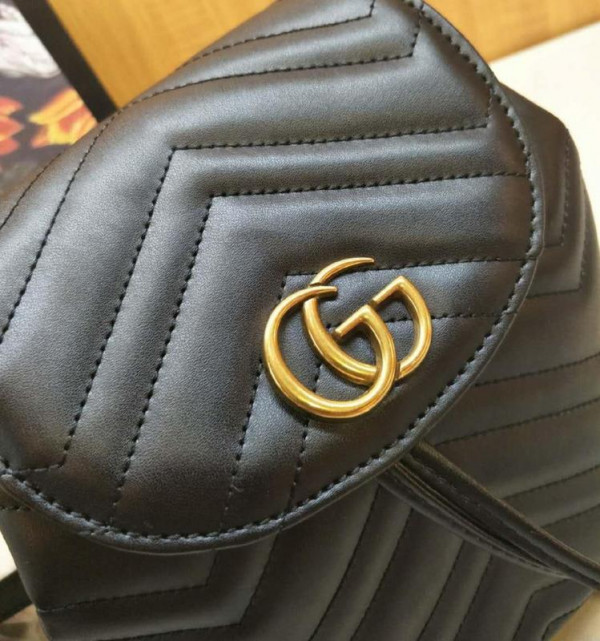 HOT SALE Gucci GG Marmont matelassé backpack 528129