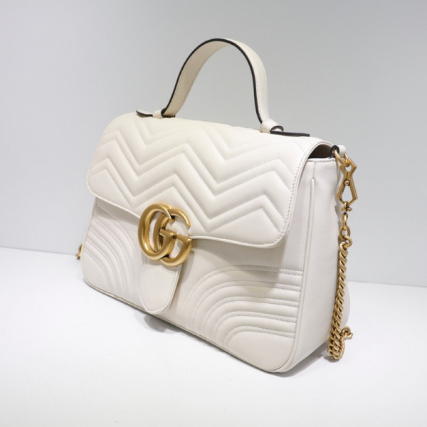 HOT SALE Gucci GG Marmont medium top handle bag