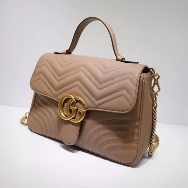 Cheap Gucci GG Marmont medium top handle bag