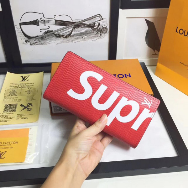 HOT SALE Louis Vuitton Supreme wallet