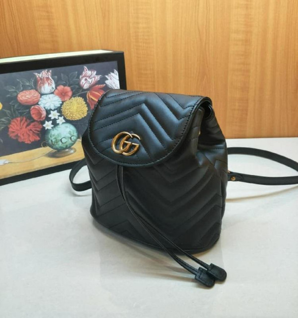 HOT SALE Gucci GG Marmont matelassé backpack 528129