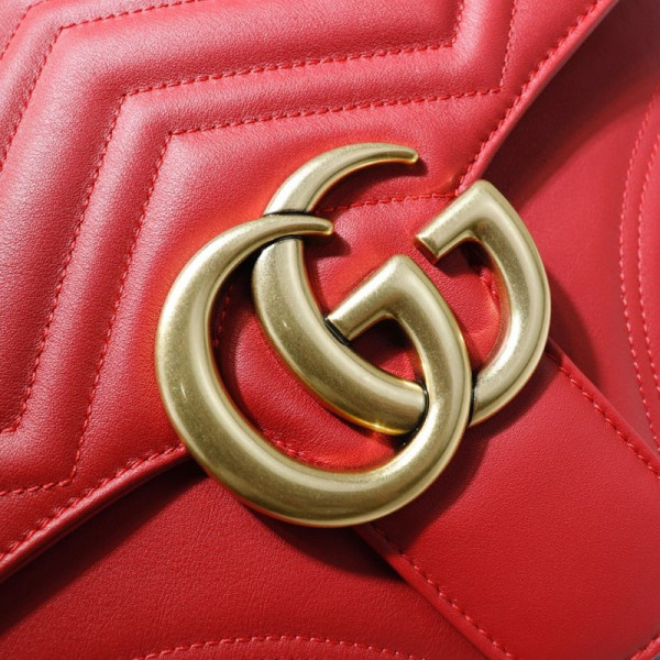 HOT SALE Gucci GG Marmont medium top handle bag