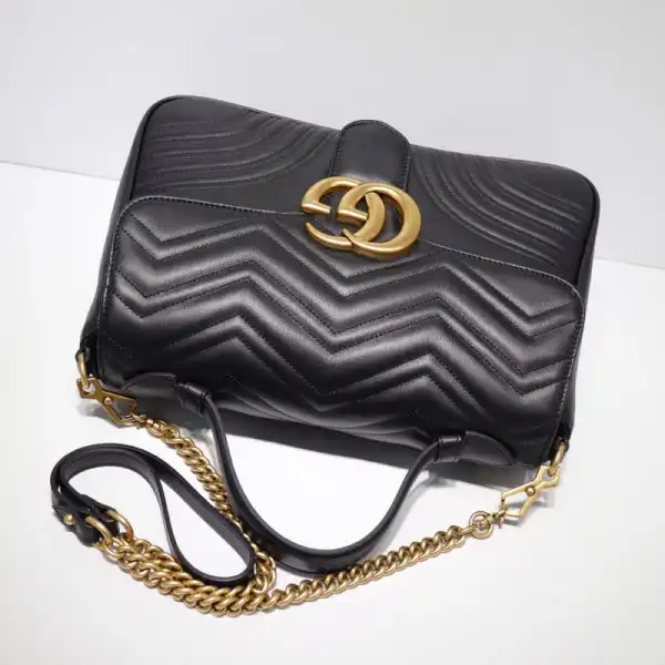 Cheap Gucci GG Marmont medium top handle bag