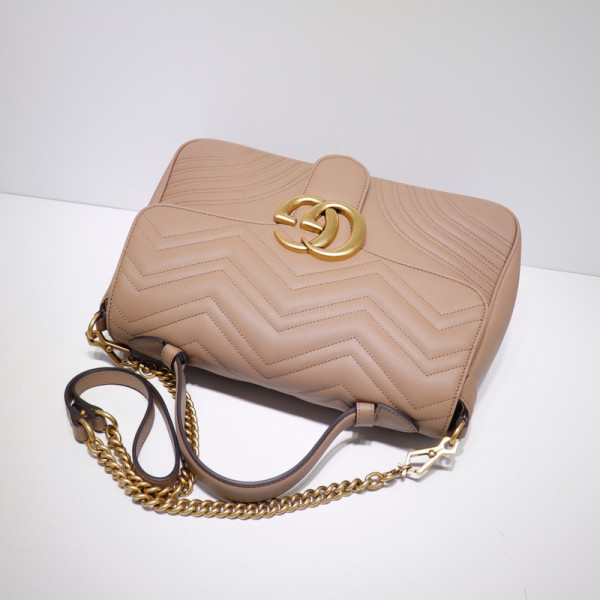 HOT SALE Gucci GG Marmont medium top handle bag