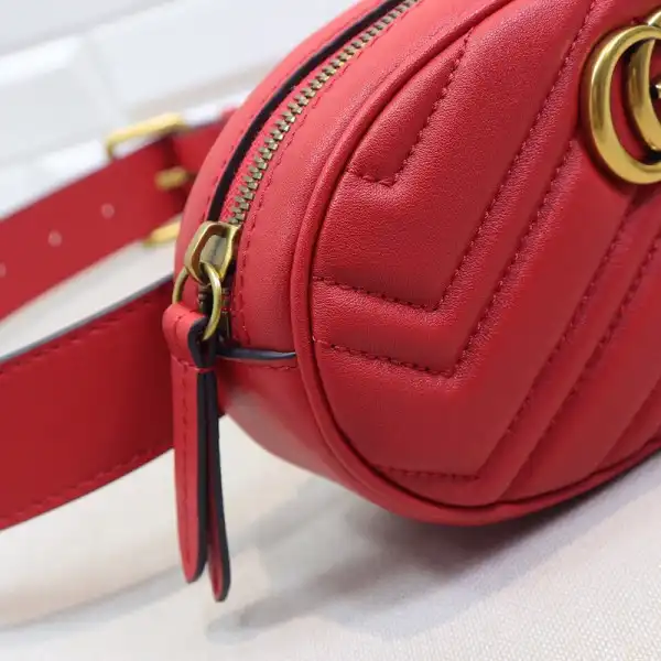 Gucci GG Marmont Matelassé Leather Belt Bag