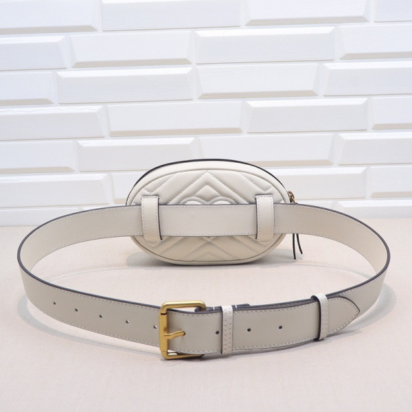 HOT SALE Gucci GG Marmont Matelassé Leather Belt Bag