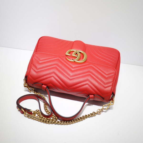 HOT SALE Gucci GG Marmont medium top handle bag