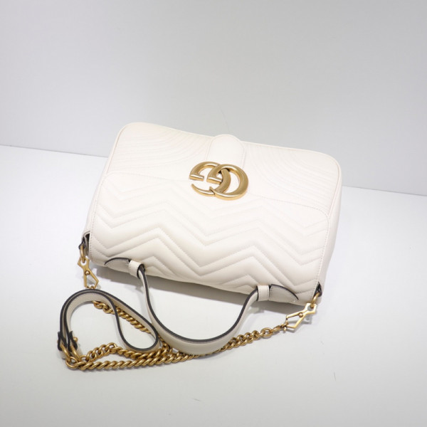 HOT SALE Gucci GG Marmont medium top handle bag