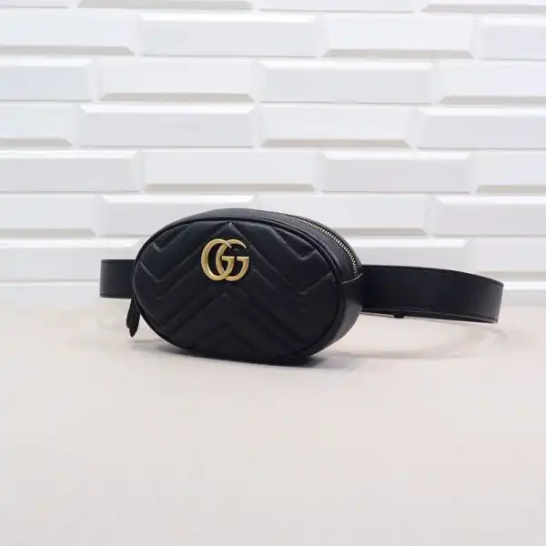 Gucci GG Marmont Matelassé Leather Belt Bag