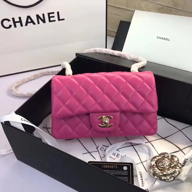 CHANEL Flap Bag Lambskin 20CM