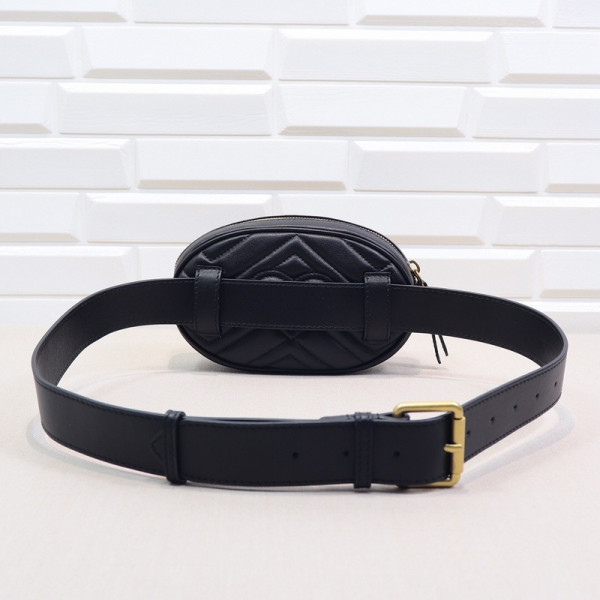 HOT SALE Gucci GG Marmont Matelassé Leather Belt Bag