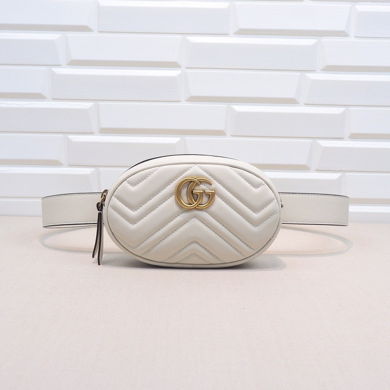 Gucci GG Marmont Matelassé Leather Belt Bag