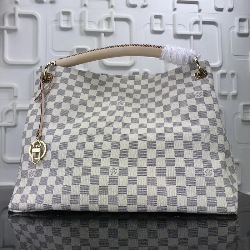 HOT SALE LOUIS VUITTON DAMIER AZUR ARTSY BAG MM