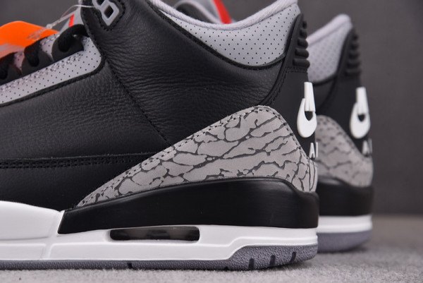 HOT SALE Air Jordan 3 Black Cement 2024 DN3707-010