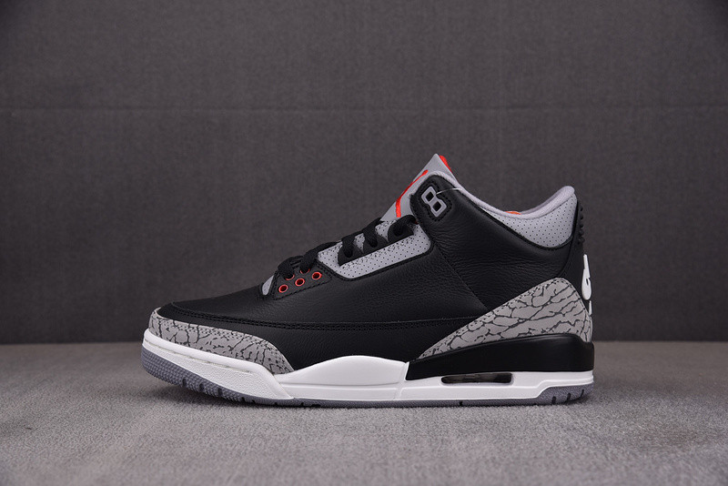 HOT SALE Air Jordan 3 Black Cement 2024 DN3707-010