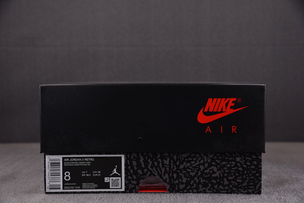 HOT SALE Air Jordan 3 Black Cement 2024 DN3707-010