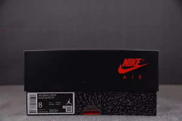 Yupoo bagsoffer Air Jordan 3 Black Cement 2024 DN3707-010