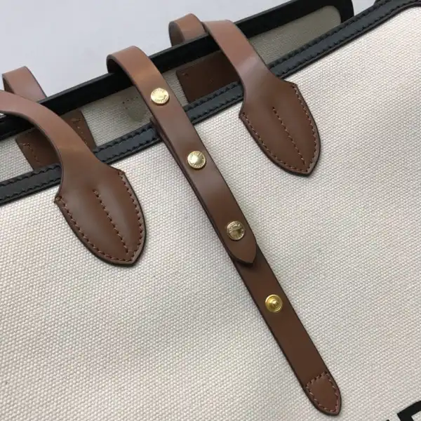 BURBERRY The Medium Soft Cotton Canvas Belt Bag