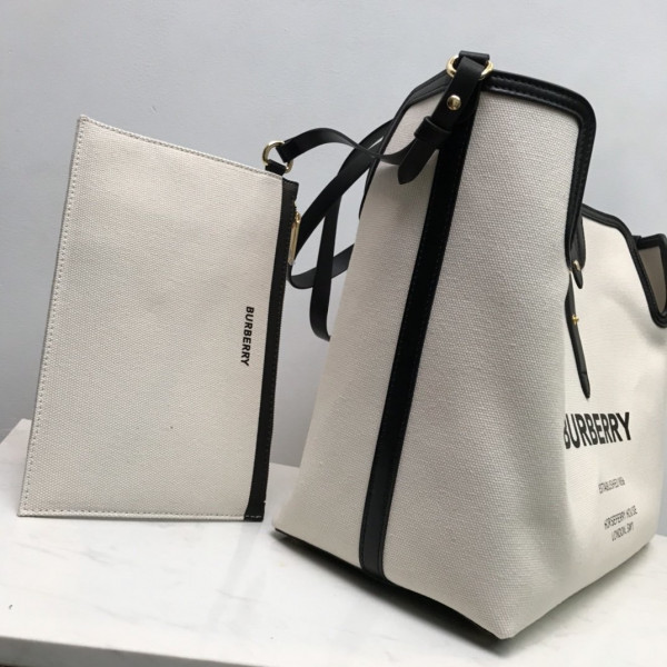 HOT SALE BURBERRY The Medium Soft Cotton Canvas Belt Bag