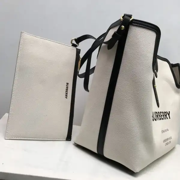 BURBERRY The Medium Soft Cotton Canvas Belt Bag