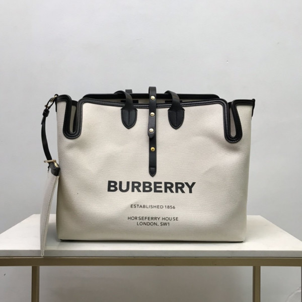 HOT SALE BURBERRY The Medium Soft Cotton Canvas Belt Bag