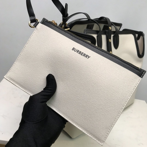 HOT SALE BURBERRY The Medium Soft Cotton Canvas Belt Bag