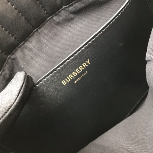 HOT SALE BURBERRY Small Quilted Lambskin Lola Bucket Bag