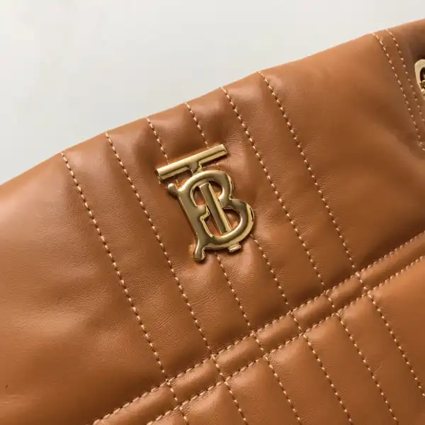 BURBERRY Medium Quilted Lambskin Lola Bucket Bag