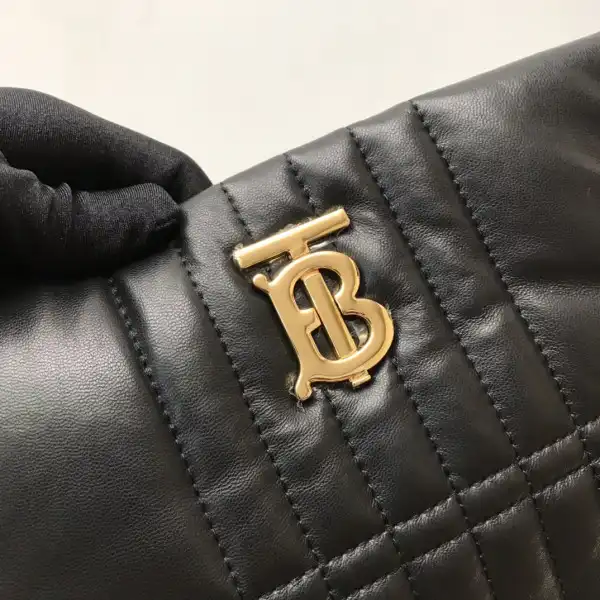 BURBERRY Medium Quilted Lambskin Lola Bucket Bag