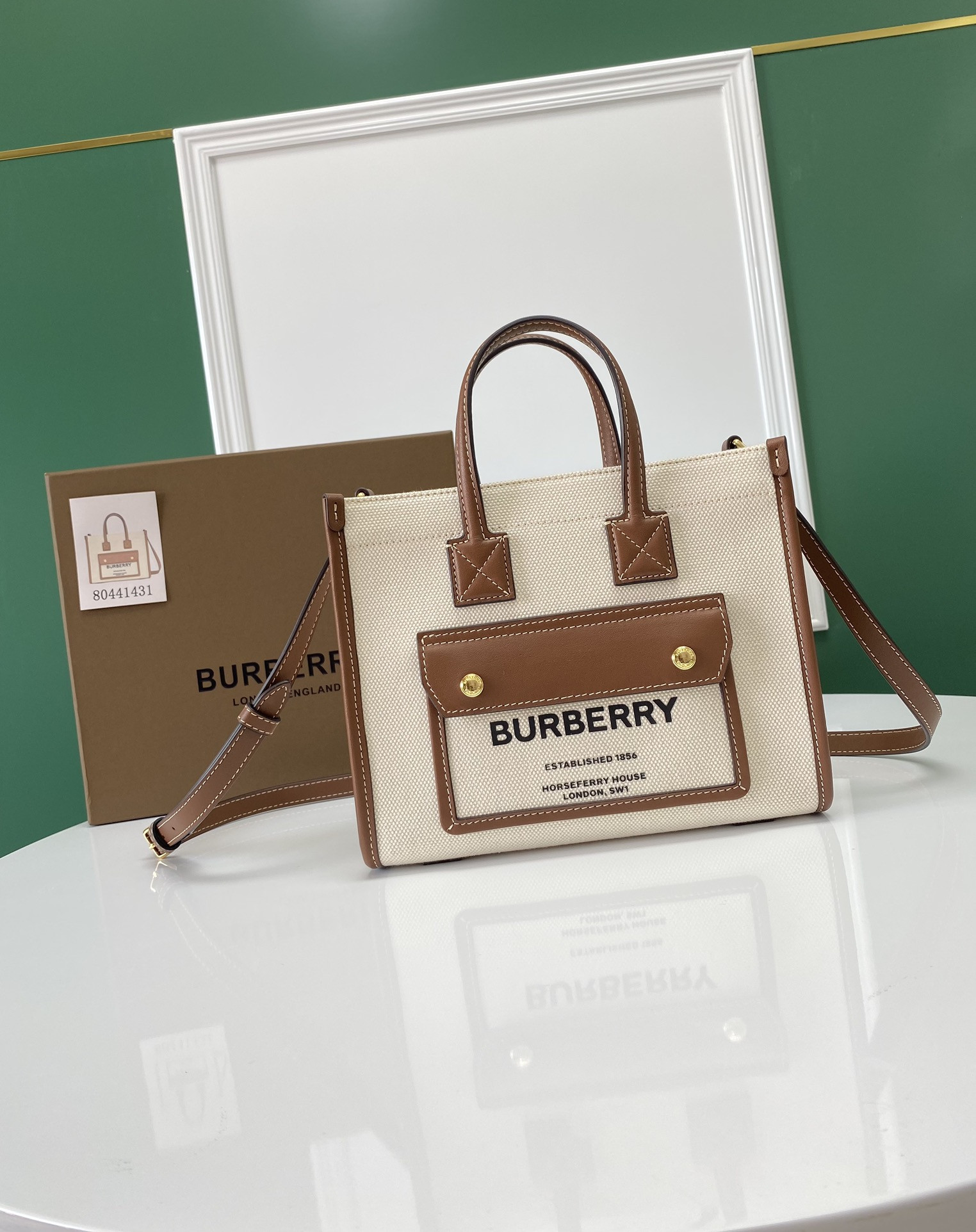 HOT SALE BURBERRY Mini Freya TOTE