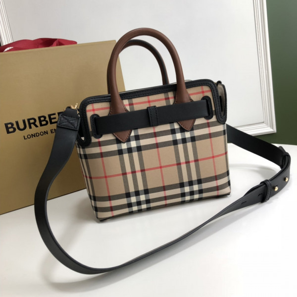 HOT SALE BURBERRY The Mini Vintage Check Triple Stud Belt Bag