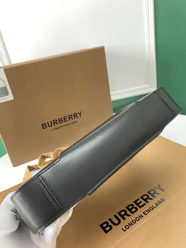 BURBERRY Leather TB Shoulder Bag