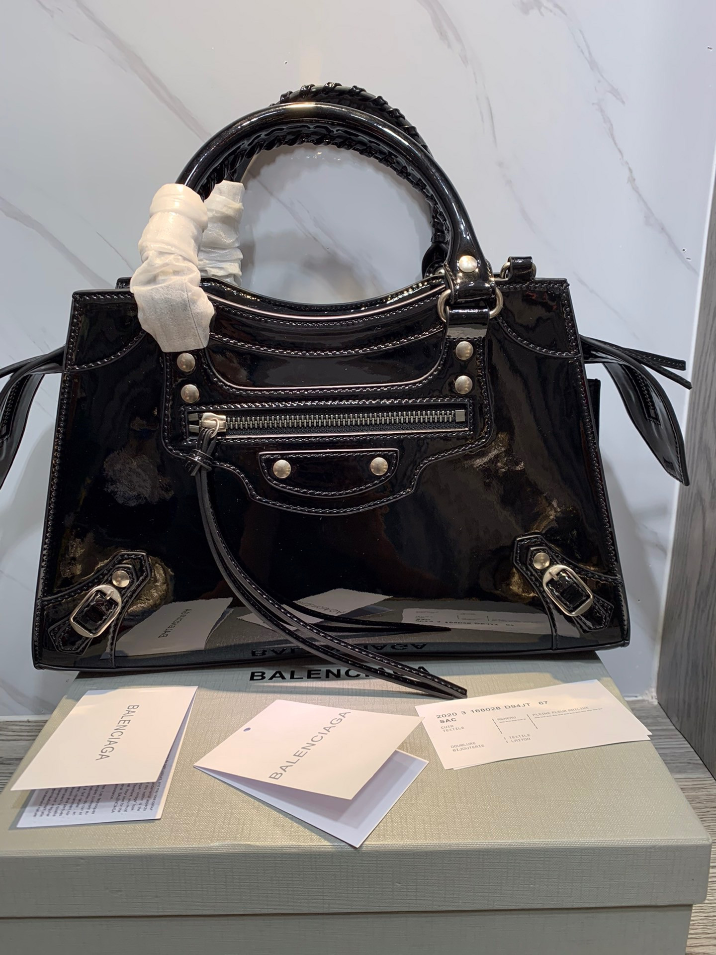 HOT SALE BALENCIAGA NEO CLASSIC SMALL TOP HANDLE BAG