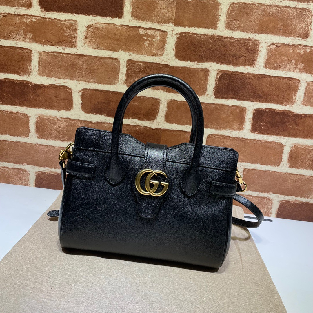 HOT SALE GUCCI Small top handle bag with Double G