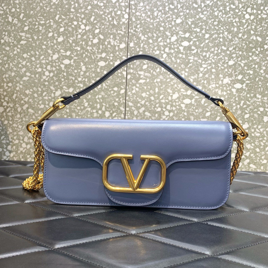 HOT SALE VALENTINO LOCÒ CALFSKIN SHOULDER BAG