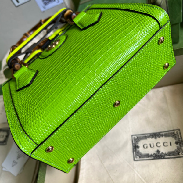 HOT SALE Gucci Diana lizard mini bag