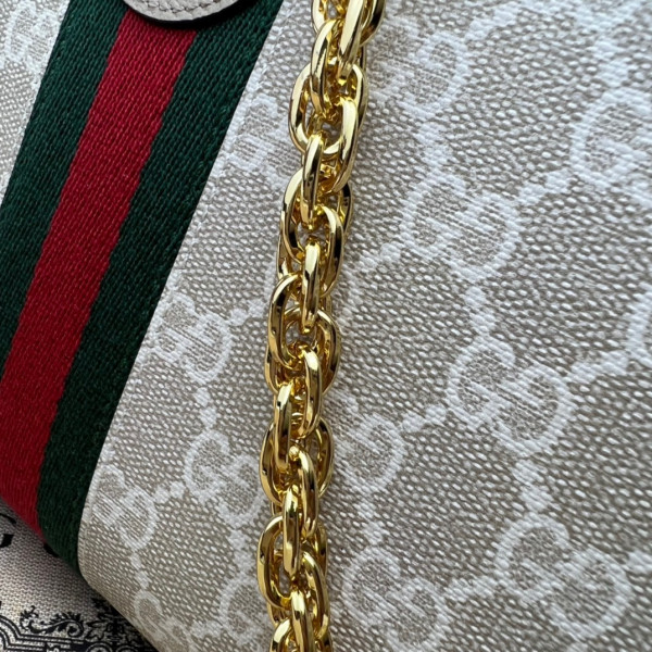 HOT SALE GUCCI Ophidia small tote with Web