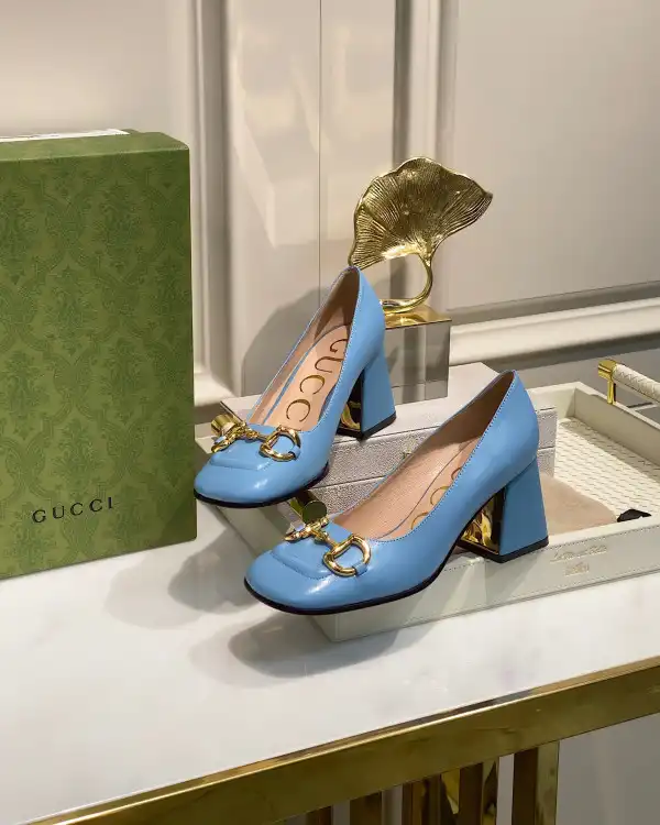 GUCCI Women's mid-heel pump with Horsebit