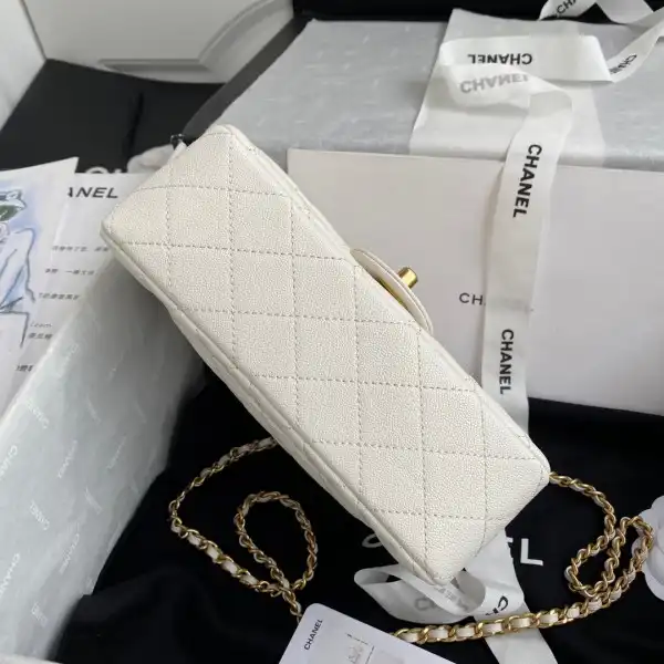 CHANEL MINI FLAP BAG WITH TOP HANDLE