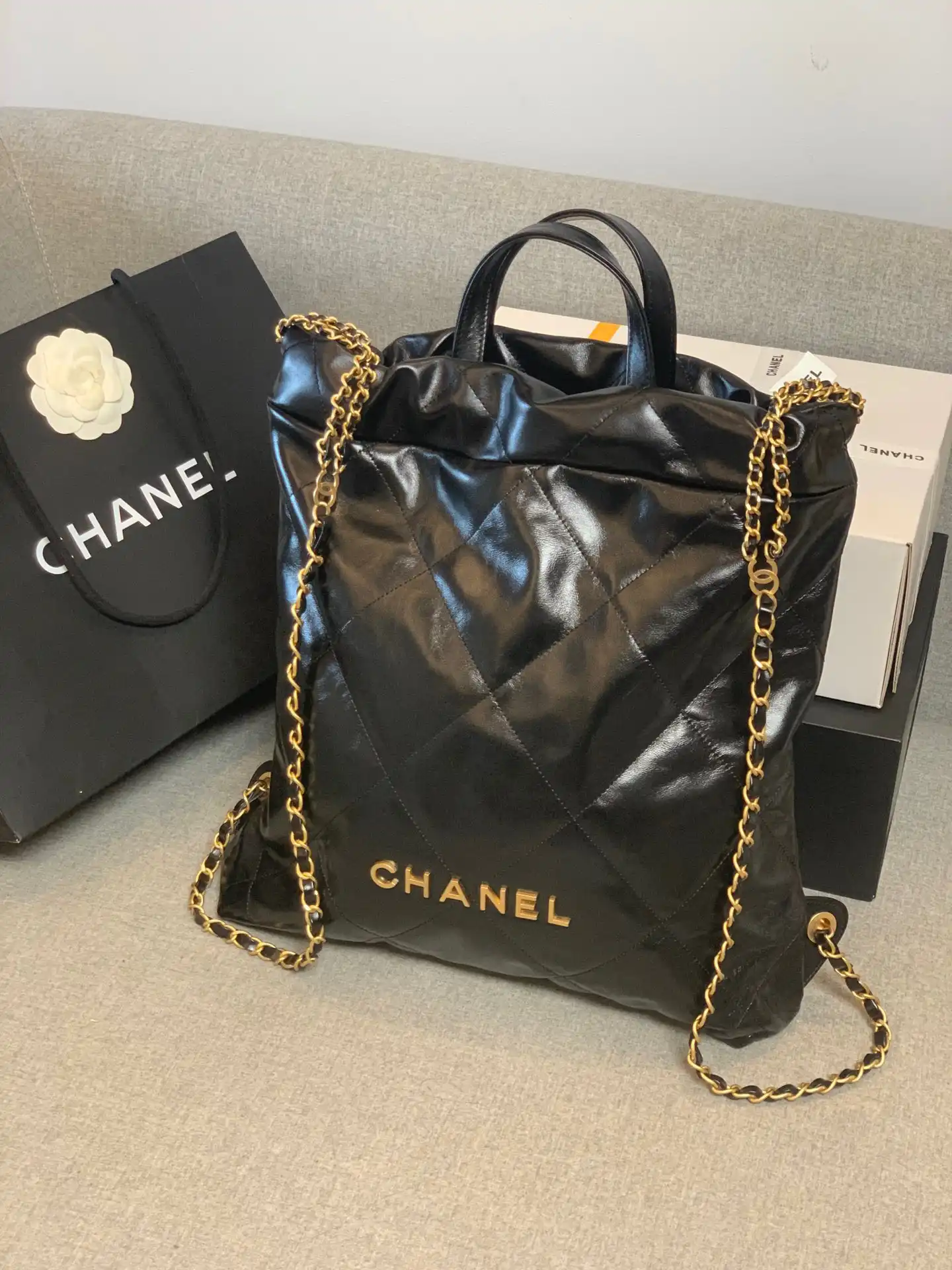 First bag ru CHANEL LARGE BACKPACK 22