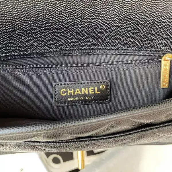 CHANEL SMALL FLAP BAG WITH TOP HANDLE