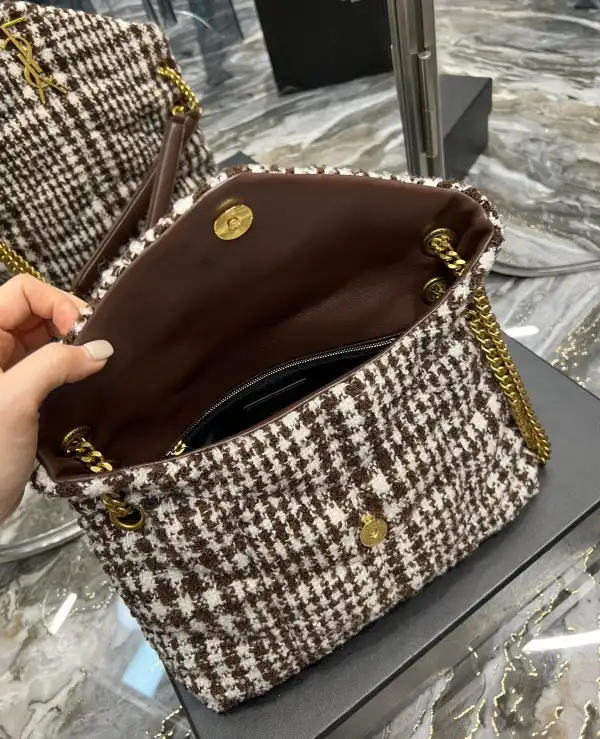 YSL PUFFER SMALL CHAIN BAG