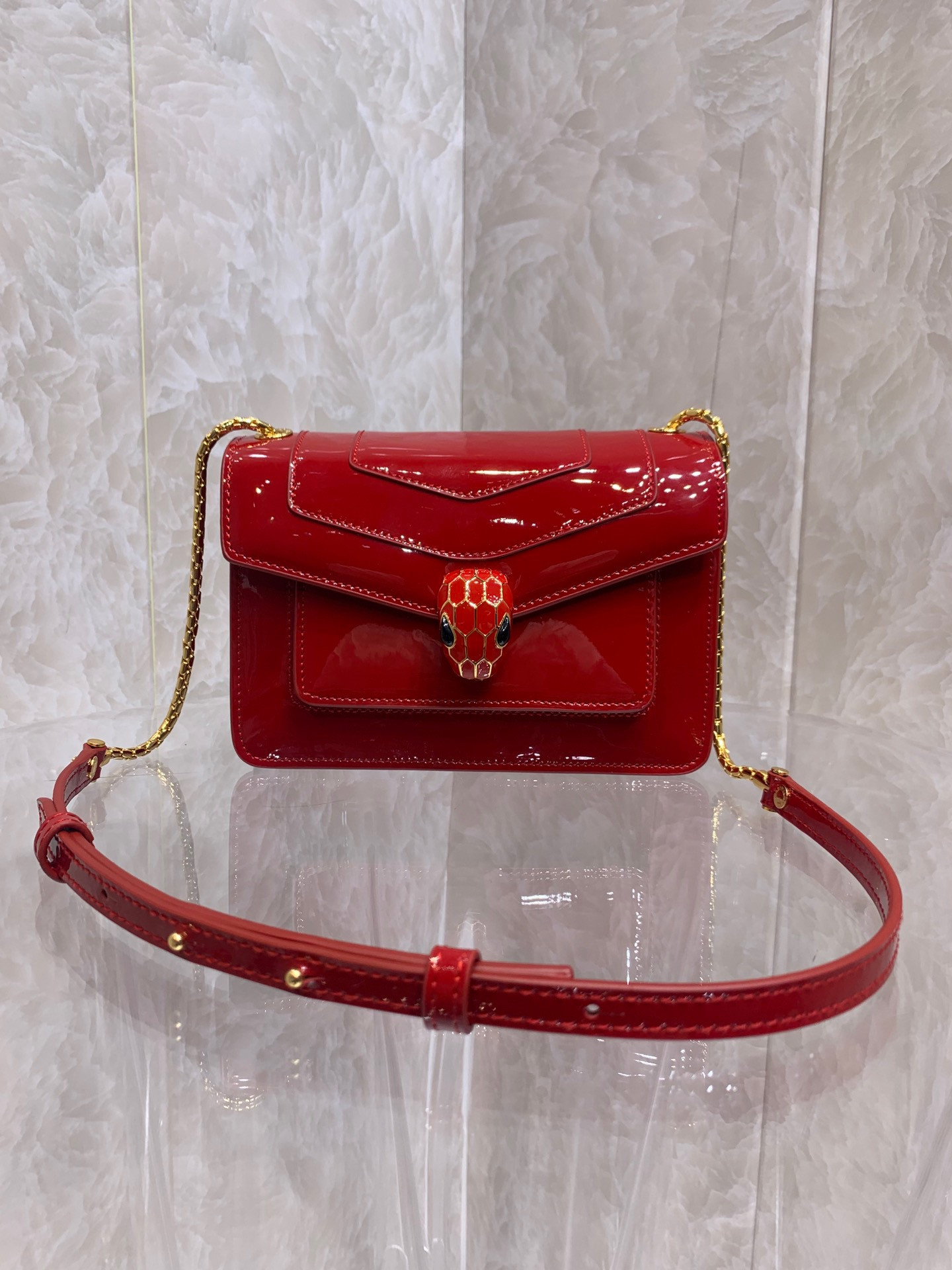 HOT SALE BVLGARI SERPENTI FOREVER CROSSBODY BAG