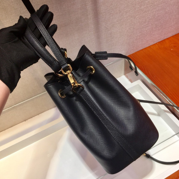 HOT SALE PRADA Saffiano Leather Bucket Bag