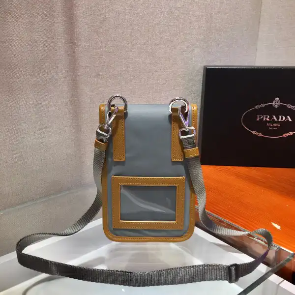 PRADA Nylon and Saffiano Leather Smartphone Case